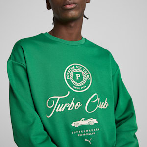 Playera Porsche Legacy Lifestyle para hombre, Archive Green, extralarge