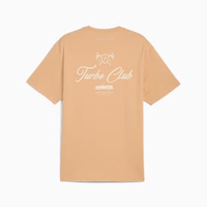 Porsche Legacy Lifestyle Men's Graphic Tee, Warm Beige, extralarge