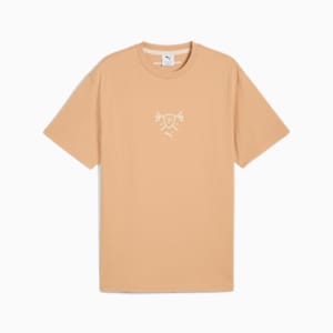 Porsche Legacy Lifestyle Men's Graphic Tee, Warm Beige, extralarge