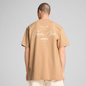 Porsche Legacy Lifestyle Men's Graphic Tee, Warm Beige, extralarge