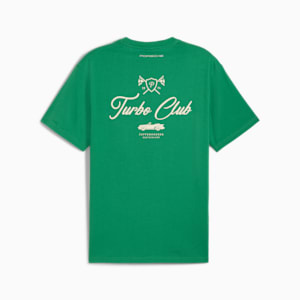 Porsche Legacy Lifestyle Men's Graphic Tee, Archive Green, extralarge
