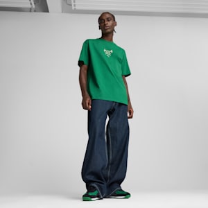 Porsche Legacy Lifestyle Men's Graphic Tee, Archive Green, extralarge