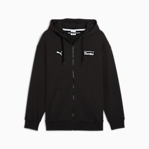 Porsche Legacy Men's Sweat Jacket, PUMA Black, extralarge