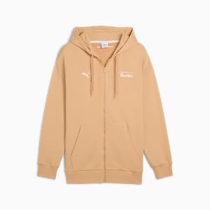 Porsche Legacy Men's Sweat Jacket, Warm Beige, extralarge