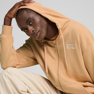 Sudadera con gorro Porsche Legacy para hombre, Warm Beige, extralarge