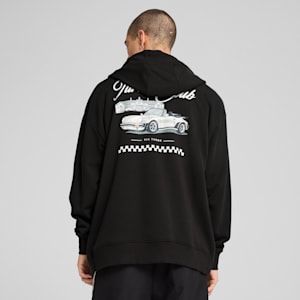 Sudadera con capucha Porsche Legacy para hombre, PUMA Black, extralarge