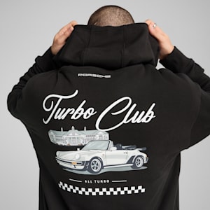 Sudadera con capucha Porsche Legacy para hombre, PUMA Black, extralarge