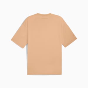 Porsche Legacy Men's Oversized Motorsport Tee, Warm Beige, extralarge-IND