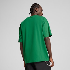 Porsche Legacy Men's Oversized Motorsport Tee, Archive Green, extralarge-IND