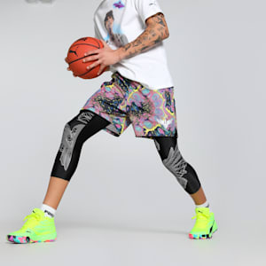 Melo Alien Skins 2-in-1 Men's Oversized Basketball Tights, PUMA Black, extralarge-IND
