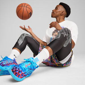 PUMA x LAMELO BALL Alien Skin 2-in-1 Men's Basketball Tights, PUMA Black, extralarge