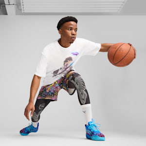 Leggings de básquetbol para hombre Alien Skins 2 en 1 Puma x LAMELO BALL, PUMA Black, extralarge