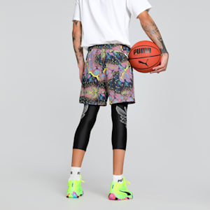 Melo Alien Skins 2-in-1 Men's Oversized Basketball Tights, PUMA Black, extralarge-IND