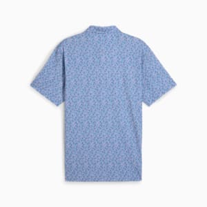 メンズ ゴルフ PUMA x ARNOLD PALMER ティータイム 半袖 ポロシャツ, Zen Blue-Pale Pink, extralarge-JPN