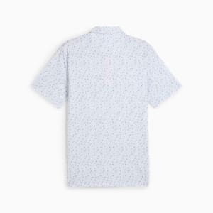 メンズ ゴルフ PUMA x ARNOLD PALMER ティータイム 半袖 ポロシャツ, White Glow-Zen Blue, extralarge-JPN