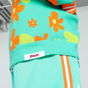 PUMA HOOPS x SCOOBY DOO Men's Basketball Sweater, Aquatic-Lime Smash-AOP, extralarge-IND