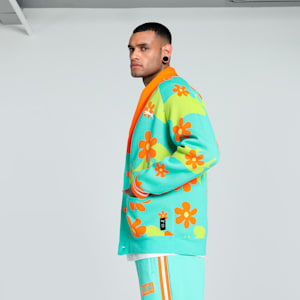 PUMA HOOPS x SCOOBY DOO Men's Basketball Sweater, Aquatic-Lime Smash-AOP, extralarge-IND