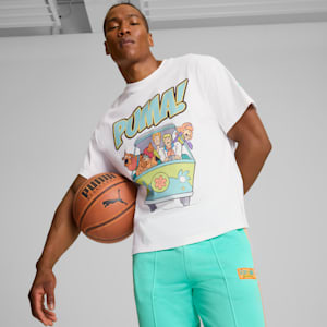 Pantalon PUMA HOOPS x SCOOBY DOO Homme, PUMA White, extralarge