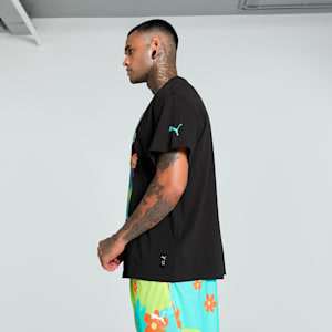 HOOPS x SCOOBY DOO Men's Oversized Fit Basketball Tee, PUMA Black, extralarge-IND