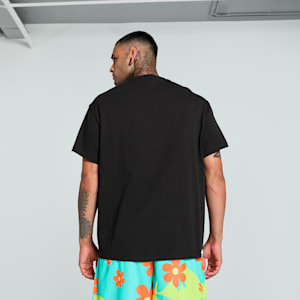 HOOPS x SCOOBY DOO Men's Oversized Fit Basketball Tee, PUMA Black, extralarge-IND