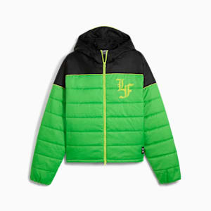 PUMA x LAMELO BALL LaFrancé Assist Men's Jacket, PUMA Green-Puma Black, extralarge