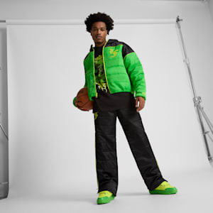 PUMA x LAMELO BALL LaFrancé Assist Men's Jacket, PUMA Green-Puma Black, extralarge