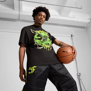 Camiseta gráfica LaFrancé I de PUMA x LAMELO BALL para hombre, PUMA Black, extralarge