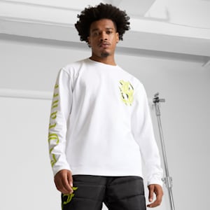 PUMA x LAMELO BALL LaFrancé Assist Men's Long Sleeve Tee, PUMA White, extralarge