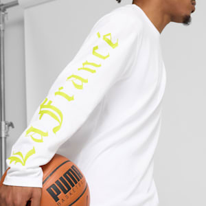 Camiseta de manga larga PUMA x LAMELO BALL LaFrancé Assist para hombre, PUMA White, extralarge