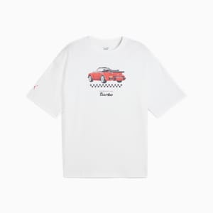 Porsche Legacy Men's Graphic Tee 3, PUMA White, extralarge