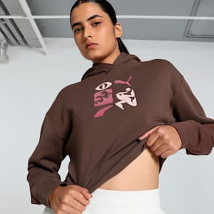 CLASSICS Artisanal Women's Relaxed Fit Hoodie, Espresso Brown, extralarge-IND