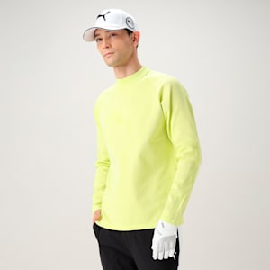 メンズ ゴルフ PF パフォーマンス 二ティング クルースウェット, Lime Sheen, extralarge-JPN