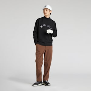 メンズ ゴルフ PC タートルネック CB ニット セーター, PUMA Black, extralarge-JPN