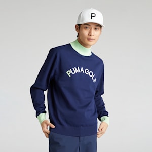 メンズ ゴルフ PC タートルネック CB ニット セーター, Deep Navy, extralarge-JPN