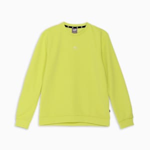 メンズ ゴルフ サークルキャット ダブルニット クルー ネック トップス, Lime Sheen, extralarge-JPN