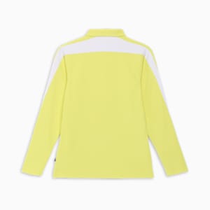 メンズ ゴルフ PF ストレッチ サーモ テーパード ライン 長袖 ポロシャツ, Lime Sheen, extralarge-JPN