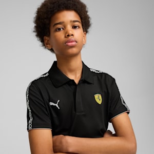 Ferrari Race Youth Motorsport Polo, PUMA Black, extralarge-IND