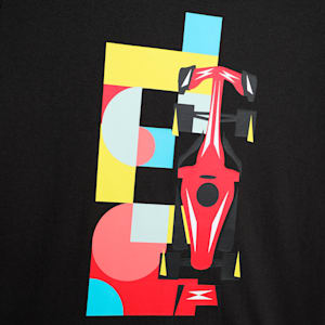 Scuderia Ferrari Race Graphic Motorsport Youth Tee, PUMA Black, extralarge-IND