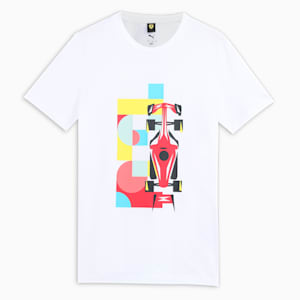 Scuderia Ferrari Race Graphic Motorsport Youth Tee, PUMA White, extralarge-IND