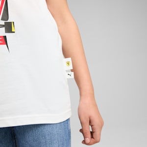 Scuderia Ferrari Race Big Kids' Graphic Tee, PUMA White, extralarge
