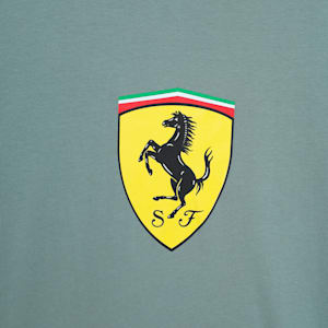 Scuderia Ferrari Race Colored Big Shield Motorsport Youth Tee, Green Moon, extralarge-IND