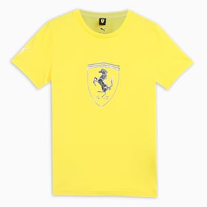 Ferrari Race TBS Youth Motorsport Tee, Speed Yellow, extralarge-IND