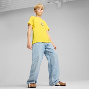 Ferrari Race TBS Youth Motorsport Tee, Speed Yellow, extralarge-IND