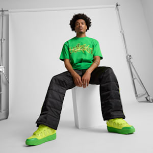 PUMA x LAMELO BALL LaFrancé Assist Men's Tee II, PUMA Green, extralarge