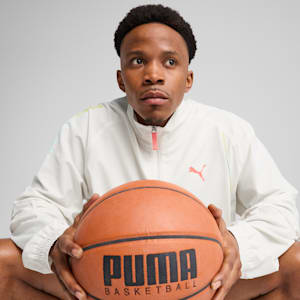 All Pro Men's Full Zip Relaxed Fit Basketball Jacket, Vapor Gray, extralarge-IND