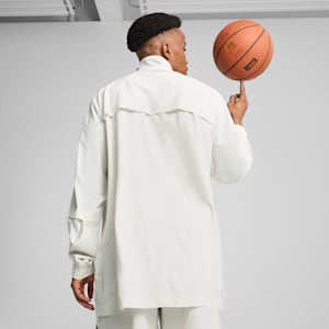 All Pro Men's Full Zip Relaxed Fit Basketball Jacket, Vapor Gray, extralarge-IND