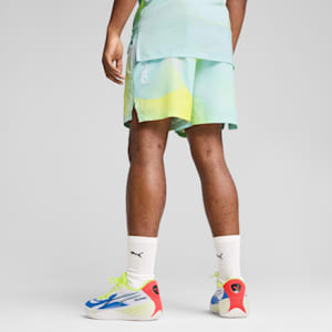 All-Pro Men's All-Over-Print Shorts, Nitro Blue-AOP, extralarge
