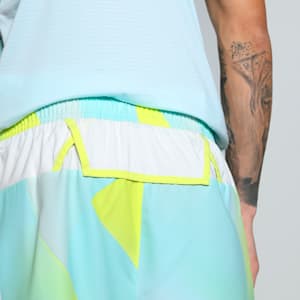 All-Pro All-Over Print Men's Shorts, Nitro Blue-AOP, extralarge-IND