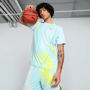 All Pro All-Over Print Men's Basketball Tee, Nitro Blue-AOP, extralarge-IND