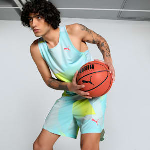 All Pro All-Over Print Men's Basketball Singlet, Nitro Blue-AOP, extralarge-IND